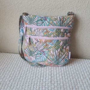 Vera Bradley Floral Quilted Crossbody Bag